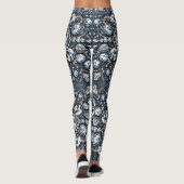 Denim & Diamonds Glam Bling Rose Jewels Leggings (Rückseite)