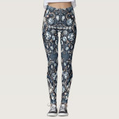 Denim & Diamonds Glam Bling Rose Jewels Leggings (Vorderseite)