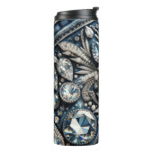 Denim & Diamonds Glam Bling Thermosbecher (Nach links gedreht)