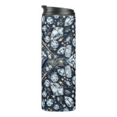 Denim & Diamonds Glam Bling Thermosbecher (Nach rechts gedreht)