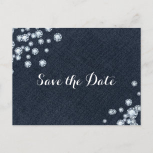 Denim & Diamonds Glam-Party Einladung zum Speicher