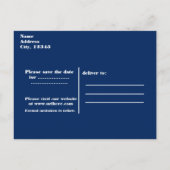 Denim & Diamonds Heart Sweet 16 Party Rett Date Ankündigungspostkarte (Rückseite)