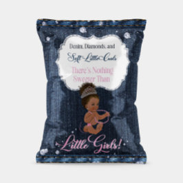 Denim, Diamonds & Little Girls Chip Bag Wrapper