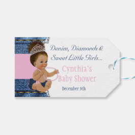 Denim, Diamonds, Little Girls Geschenkanhänger