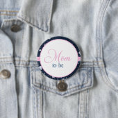 Denim & Diamonds Mom-to-Be Button (Beispiel)