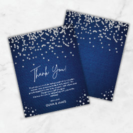 Denim Diamonds Pearl Polterabend Danke, Card
