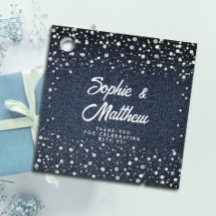 Denim Diamonds Pearls Blue Couple Polterabend