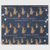 Denim & Diamonds Princess Baby Geschenkpapier (Flach)