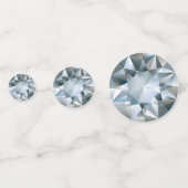 Denim & Diamonds Sparkle Diamond Geburtstagsparty Konfetti (Vorderseiten)