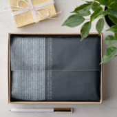 Denim Diamonds Sparkle Glam Monogram Initial Seidenpapier (Geschenk)