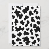 Denim & Diamonds Western Glam Cowgirl letzte Rodeo Einladung (Rückseite)