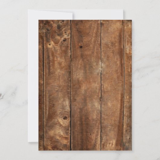 Denim Diamonds Western Rustic Hoedown Bachelorette Einladung (Rückseite)