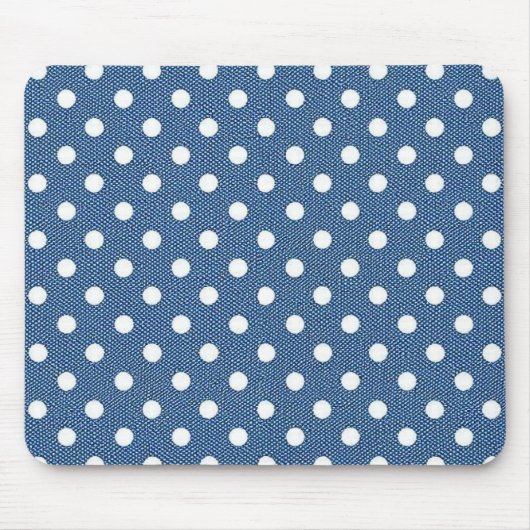 Denim dots mousepad (Vorne)