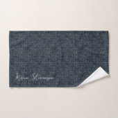 Denim dunkelgrau badhandtuch set (Handtuch)