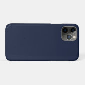 Denim Einfarbig Case-Mate iPhone Hülle (Rückseite (Horizontal))