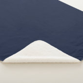 Denim einfarbig einfarbig sherpadecke (3/4)