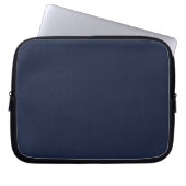 Denim Einfarbig Laptopschutzhülle (Vorderseite)