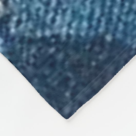 Denim entwarf personalisieren fleecedecke (Ecke)