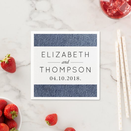 Denim Fabric, Denim Texture, Blue Denim, Hochzeit Serviette (Beispiel)