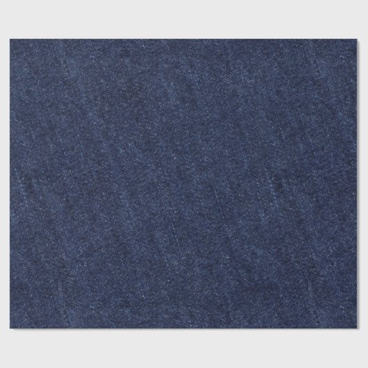 Denim Fabric, Denim Texture, Blue Denim, Jeans Geschenkpapier (Flach)