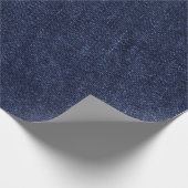 Denim Fabric, Denim Texture, Blue Denim, Jeans Geschenkpapier (Ecke)