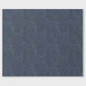 Denim Fabric Look Muster Geschenkpapier (Flach)