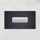 Denim Fabric Visitenkarte (Rückseite)