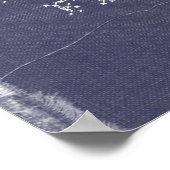 Denim Fitness mit Attitude Poster (Ecke)