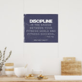 Denim for Fitness Discipline Poster (Küche)