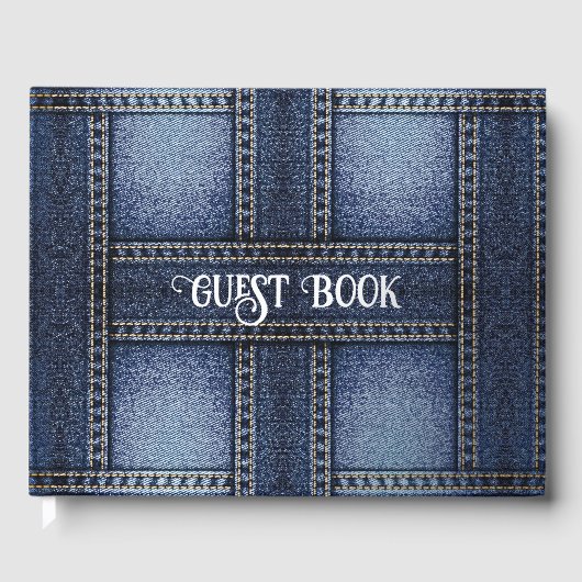 Denim Gästebuch (Vorderseite)