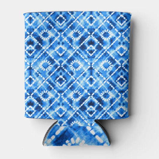 Denim Gefärbte Krawatte Texture: Moderne Eleganz. Dosenkühler (Vorderseite)