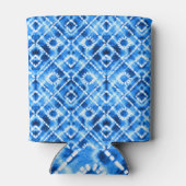 Denim Gefärbte Krawatte Texture: Moderne Eleganz. Dosenkühler (Rückseite)