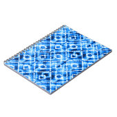 Denim Gefärbte Krawatte Texture: Moderne Eleganz. Notizblock (Linke Seite)