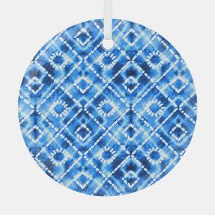 Denim Gefärbte Krawatte Texture: Moderne Eleganz. Ornament Aus Glas