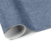 Denim Geschenkpapier (Rolleneckpunkt)