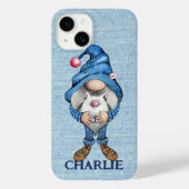 Denim Gnome Boy Case-Mate iPhone Case (Rückseite)