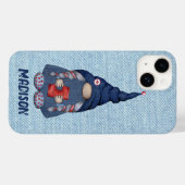 Denim Gnome Girl Case-Mate iPhone Case (Rückseite (Horizontal))