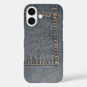 Denim-Handyhülle iPhone 16 Hülle