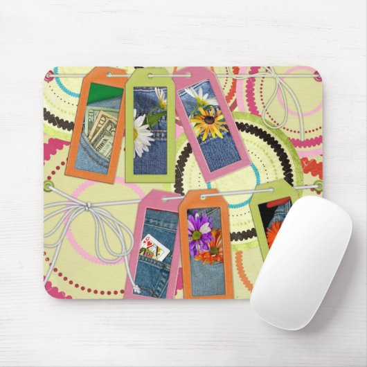 Denim Happiness Mousepad (Mit Mouse)