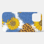 Denim Herzen aus Stoff mit abgerissenen Kanten und Case-Mate iPhone Hülle (Rückseite (Horizontal))