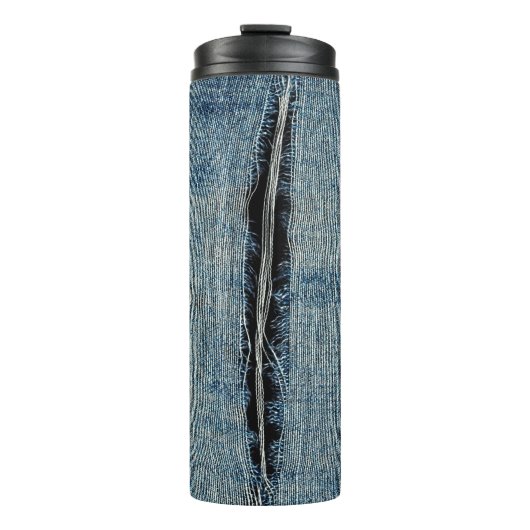 Denim-Inspiriert Thermosbecher (Vorderseite)
