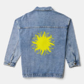 Denim Jacke Art Sun (Rückseite)