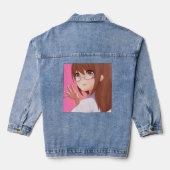 Denim-Jacke Jeansjacke (Rückseite)