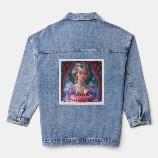 Denim-Jacke Jeansjacke (Rückseite)