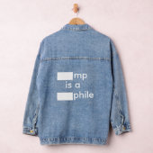 Denim-Jacke mit geschwärzten Stellen Jeansjacke (Hangar)