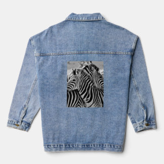 Denim-Jacke mit Rückenprint Jeansjacke