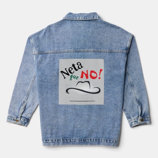 Denim-Jacke Neta que No! Jeansjacke (Rückseite)