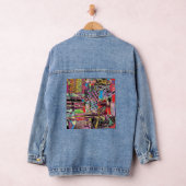 Denim-Jacke – Urbane Fraktale Jeansjacke (Hangar)