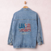 Denim Jacke - Werte Typografie Jean Jacke (Hangar)
