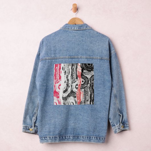 Denim Jacket – Abstract Land Jeansjacke (Hangar)